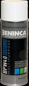 Preparat wielofunkcyjny (WD-40) Beninca BPW40 400ml do bram/automatyki/napdw - 2878279531