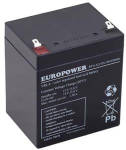 Akumulator AGM EUROPOWER serii EP 12V 5Ah T1 (ywotno 6-9 lat) - 2878284287