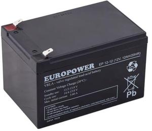 Akumulator AGM EUROPOWER serii EP 12V 12Ah (ywotno 6-9 lat) - 2878284295