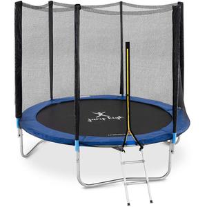 Trampolina ogrodowa z siatk i oson na spryny r. 240 cm do 100 kg - 2860906000