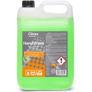 Koncetrat pyn do rcznego mycia naczy bez smug i zaciekw CLINEX HandWash 5L - 2860906104