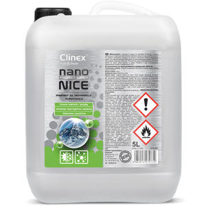 Pyn rodek do dezynfekcji odgrzybiania klimatyzacji i wentylacji CLINEX Nano Protect Silver Nice 5L - 2860906142