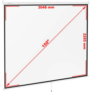 Ekran do projektora pautomatyczny cienny sufitowy matowy biay 150'' 312.8x239 cm 4:3 - 2868403801