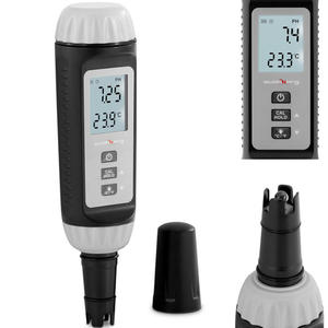 Kwasomierz miernik tester pH temperatury cieczy elektroniczny LCD 0-14 0-60C - 2869098003