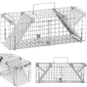 ywoapka puapka na kuny szczury gryzonie dwustronna 50 x 20 x 17 cm oczka 25 x 25 mm - 2871657094