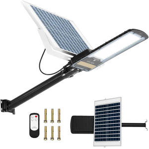 Lampa solarna zewntrzna miejska uliczna z czujnikiem zmierzchu 96 x LED 100 W PILOT - 2874587579