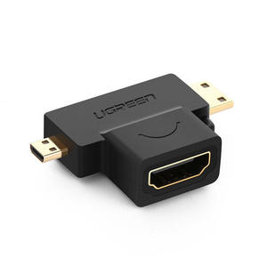 Przejciwka adapter ze zcza HDMI Typ A mini HDMI - micro HDMI - 2874587918