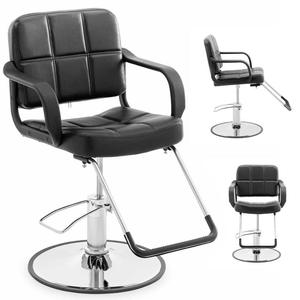 Fotel fryzjerski barberski kosmetyczny z podnkiem Physa EPSOM - czarny - 2874588146