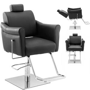 Fotel fryzjerski barberski kosmetyczny z podnkiem Physa HEDON - czarny - 2874985763