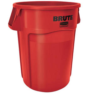 Pojemnik kube przemysowy na odpady i do ywnoci BRUTE Round 166L - czerwony - 2875589803
