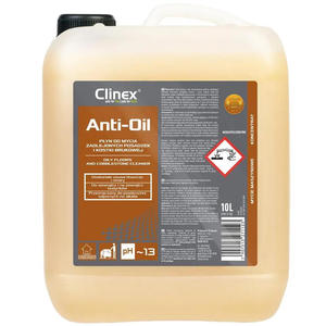 Pyn do zmywania plam oleju z kostki brukowej betonu CLINEX Anti-Oil 10L - 2875723278