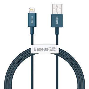 Superior kabel przewd do Iphone USB - Lightning 2.4A 1m niebieski - 2876149042