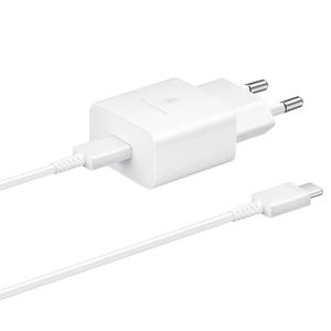 adowarka sieciowa USB-C 15W PD AFC + kabel USB-C biay - 2876357546