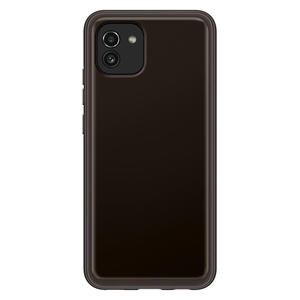 Etui osona do Galaxy A03 Soft Clear Cover czarny - 2876357574