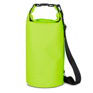 Worek plecak torba Outdoor PVC turystyczna wodoodporna 10L - jasnozielona - 2876357749