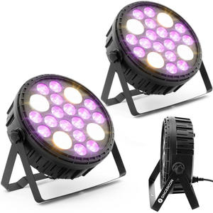 Reflektory sceniczne owietlenie estradowe PAR 16 diod LED 120W ZESTAW 2szt. - 2876559239