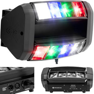 Owietlenie sceniczne estradowe CON.LED-109 ruchoma gowa Spider 8 LED 27W RGBW - 2876559242