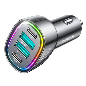 adowarka samochodowa 70W z 4 portam 2x USB-C PD 2x USB QC czarna - 2876950083