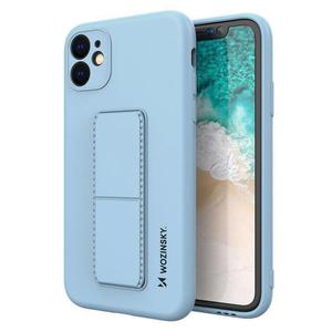 Silikonowe etui z podstawk etui Samsung Galaxy A32 5G Kickstand Case jasno-niebieskie - 2877851053