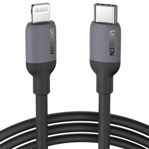 Kabel do szybkiego adowania iPhone USB-C - Lightning PD 20W 1m czarny - 2877851074