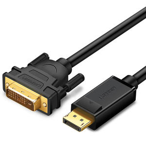 Kabel przewd DisplayPort - DVI 2m pozacane wtyki czarny - 2877851147