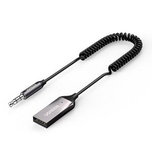 Odbiornik dwiku adapter audio Bluetooth 5.3 kabel USB AUX jack czarny - 2877851171