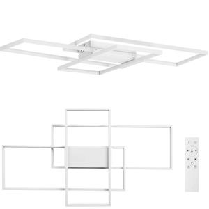 Lampa sufitowa nowoczesna LED z pilotem - 3 prostokty - 2878152222