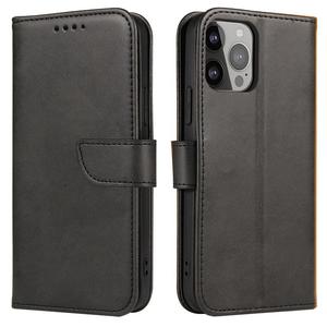 Pokrowiec etui z klapk i portfelem do Xiaomi Redmi 12 Magnet Case czarne - 2878152517
