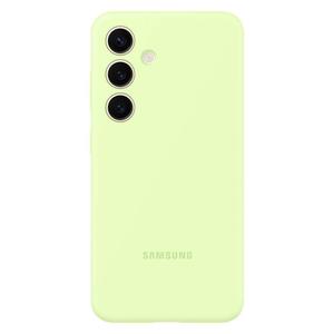 Oryginalne etui silikonowe pokrowiec do Samsung Galaxy S24 Silicone Case jasnozielone - 2878152606