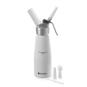 Syfon do bitej mietany Kitchen Line 0.5l + AKCESORIA - Hendi 588369