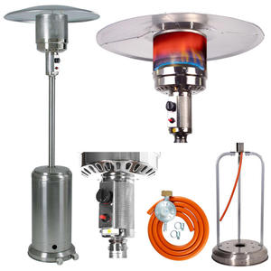 Lampa grzewcza gazowa parasol grzewczy ETNA NIERDZEWNA na gaz PB LPG - 2847066723