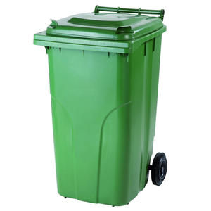 Pojemnik kube na odpady i mieci ATESTY Europlast Austria - zielony 240L - 2847545213