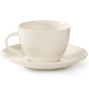 Spodek do filianki do kawy espresso z porcelany 80ml r. 110mm zestaw 6 szt.