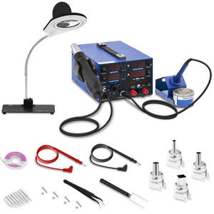 Profesjonalna stacja lutownicza z lamp powikszajc 3w1 USB Stamos Soldering S-LS-22 - 2860903157