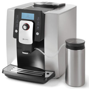 Ekspres do kawy automatyczny One Touch z pojemnikiem na mleko 600ml SREBRNY Hendi 208984 - 2860903423