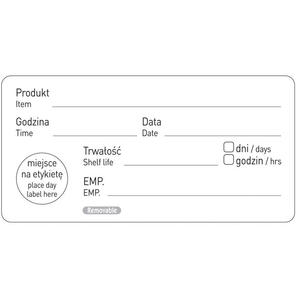 Naklejki food safety data przydatnoci PL EN 500 szt. Hendi 850206 - 2860903878