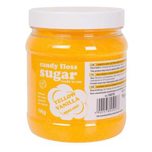 Kolorowy cukier do waty cukrowej ty o smaku waniliowym 1kg - 2860903958