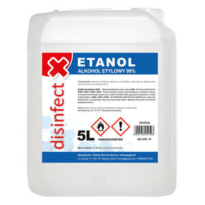 ETANOL - Alkohol etylowy skaony DISINFECT 99% 5L - 2860905351