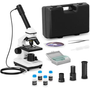 Mikroskop cyfrowy o powikszeniu 20-1280x USB ZESTAW - 2860905427