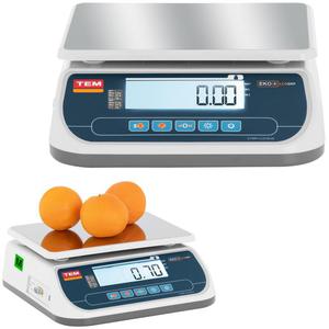 Waga sklepowa handlowa 6 kg / 2 g LCD M LEGALIZACJA - 2860905934