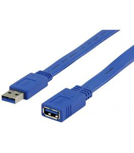 Kabel USB 3.0 AM-AF paski 2m przeduacz - 2768805330