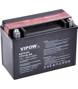 Akumulator do motocykli VIPOW 12V 13Ah YTX15L-BS - 2768804912