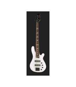 Gitara basowa Harley Benton B-550 White Progressive Series - 2768805169