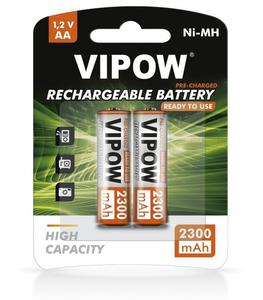 Akumulatorki VIPOW HR6 2300 mAh Ni-MH 2szt/bl RTU - 2768804928