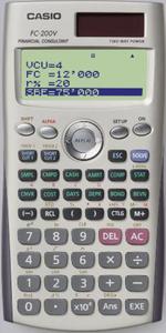 Kalkulator Casio FC-200V - 2829728800