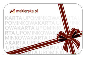 Karta upominkowa Maklerska.pl 100 z - 2829729174