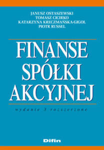 Finanse spki akcyjnej. Wydanie 3 rozszerzone - 2829728408