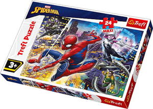 Trefl Puzzle 24-Maxi Nieustraszony Spider-Man - 2871881467