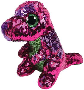 TY BOOS Flippables STOMPY - dinozaur cekinowy 24cm - 2859549626