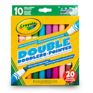 Markery dwustronne 10/20 Doodlers Crayola - 2859549835